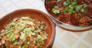 Grain-free Vegetable 'rice' with Indian Spices