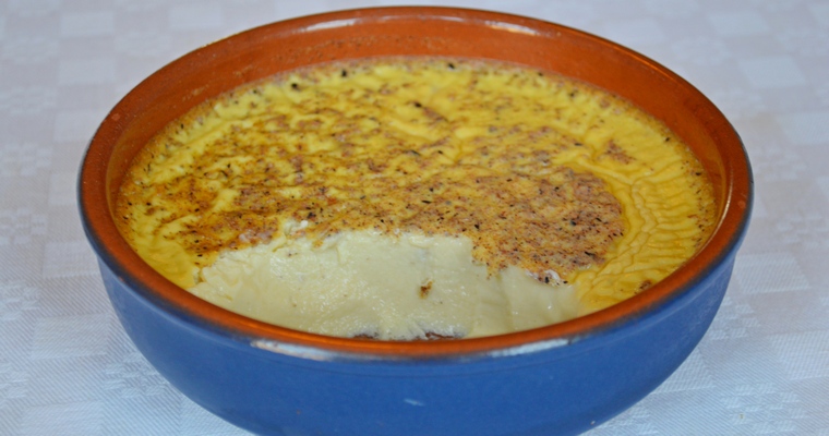 Dairy-free Baked Egg Custard (made with almond milk)