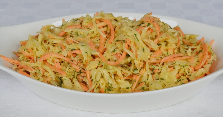 Carrot Cabbage & Dill Coleslaw