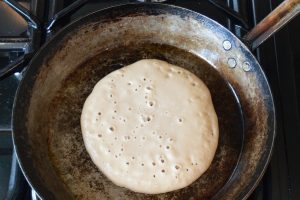 American Style Pancakes Cooking